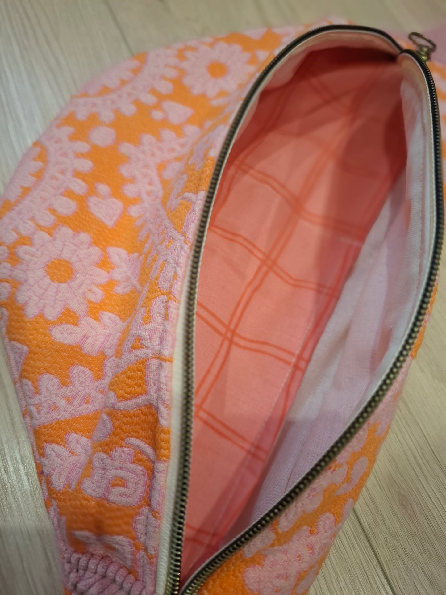 Sac banane orange et rose pop