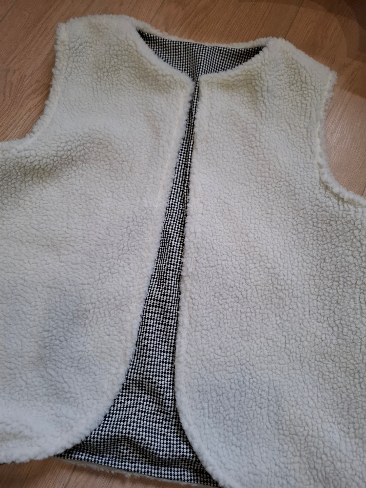 Reversible shepherd's vest